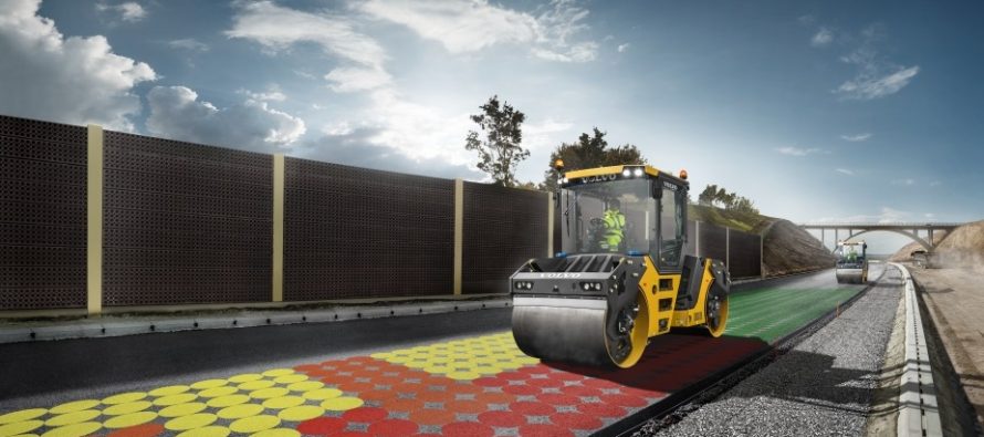 Volvo oferă sistemul Compact Assist cu funcție de calculare în timp real a densității asfaltului