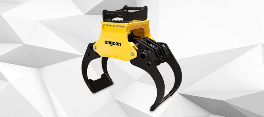 Engcon launches new timber grab series for excavators