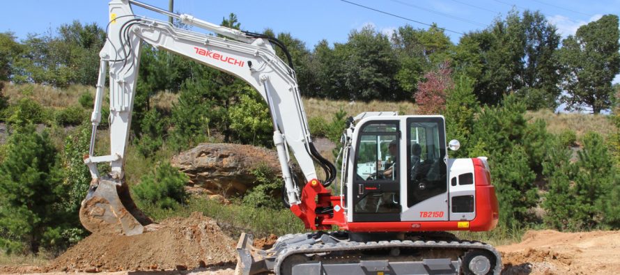Un nou excavator Takeuchi, cel mai mare din gama producătorului