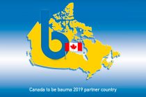 Canada to be bauma 2019 partner country