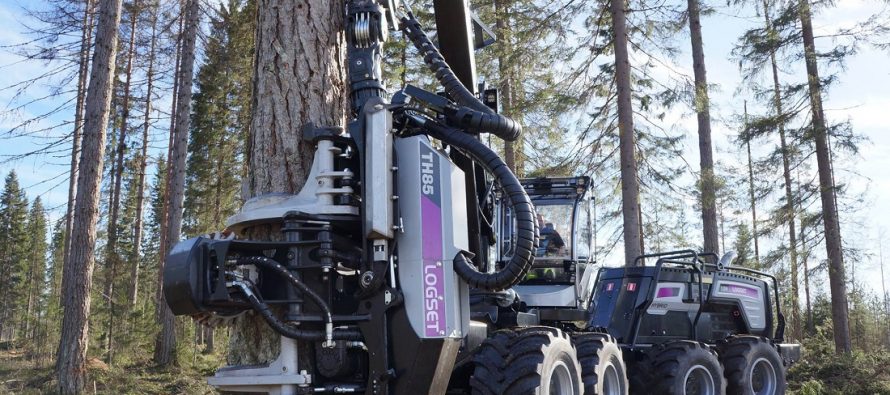 Logset has launched a new harvester head TH85