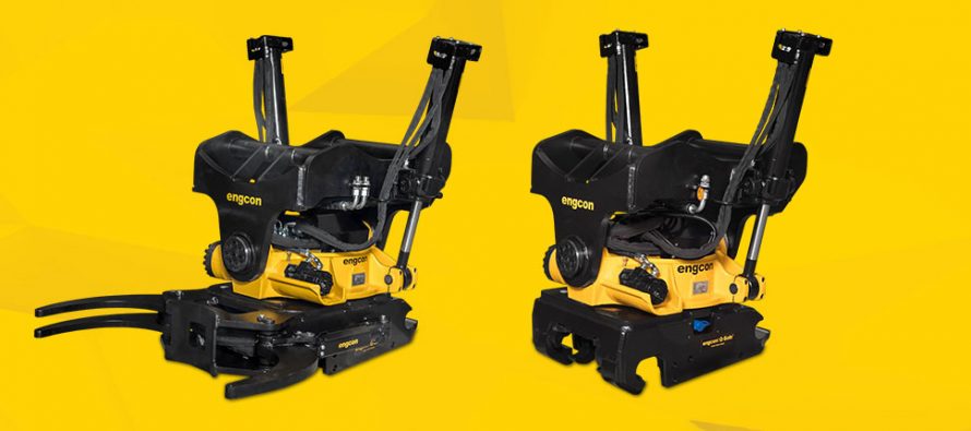 Engcon launches a new tiltrotator for excavators up to 33 tonnes