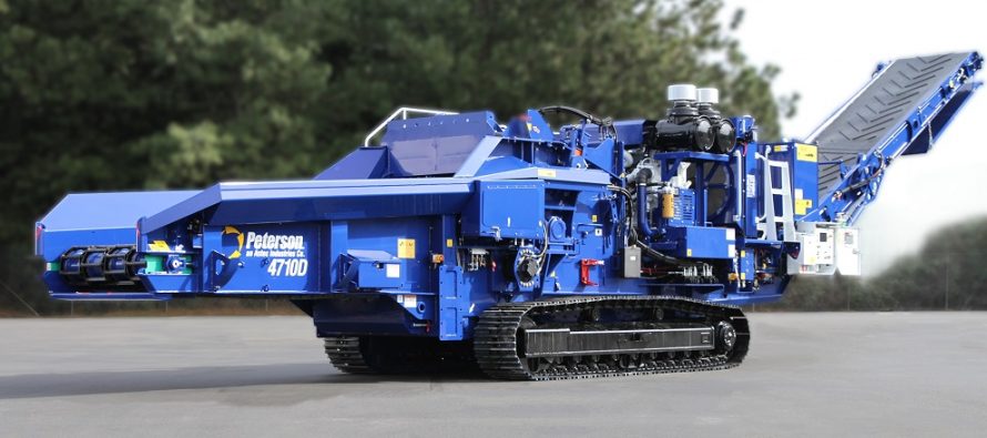 Peterson debuted in March, at Conexpo the all-new 4710D horizontal grinder