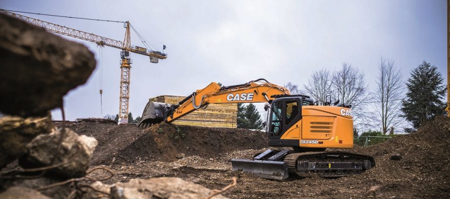 The new CX245D SR excavator adds to Case’s D Series