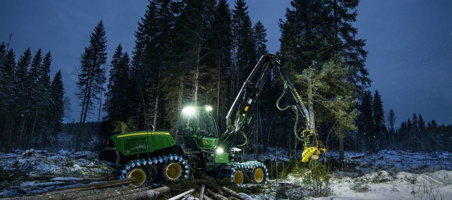 John Deere îşi expune soluţiile inovatoare pentru sectorul forestier, la Elmia Wood 2017