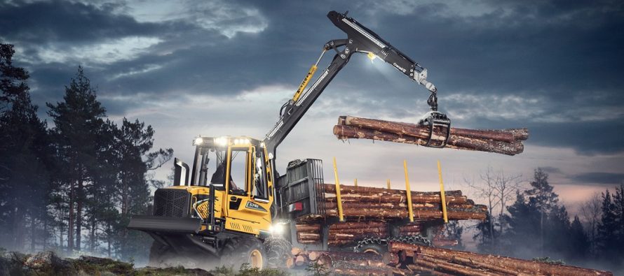 Eco Log launched a new forwarder series with new cab and Volvo Penta engine