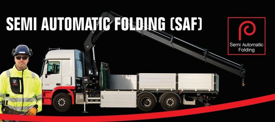 Fast and easy crane folding with Hiab’s new semi-automatic folding (SAF)