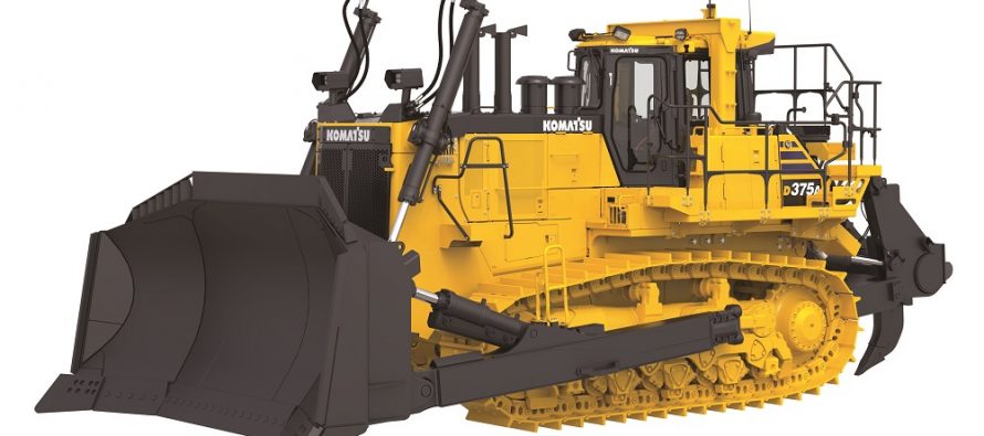 Outstanding productivity and enhanced ride performance for the new Komatsu D375A-8