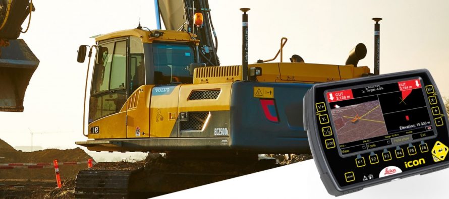 Leica iCON excavate systems now support Excidor AB tilt rotator control system
