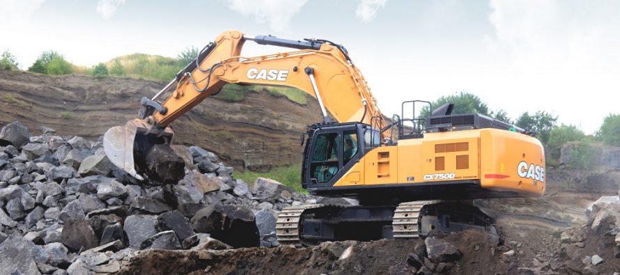Mai mare, mai puternic, mai rapid – noul excavator de talie mare CASE CX750D