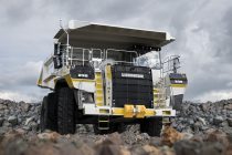 Liebherr’s new 100-tonne mining truck with a diesel-electric drive system