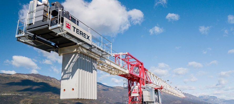New Terex CTT 472-20 flat top tower crane boasts 80 m jib and 20-tonne maximum capacity