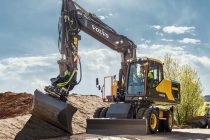 Reach further with the new Volvo E-Series wheeled excavator