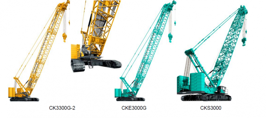 Kobelco Construction Machinery launches new crawler cranes: CK3300G-2, CKE3000G and CKS3000
