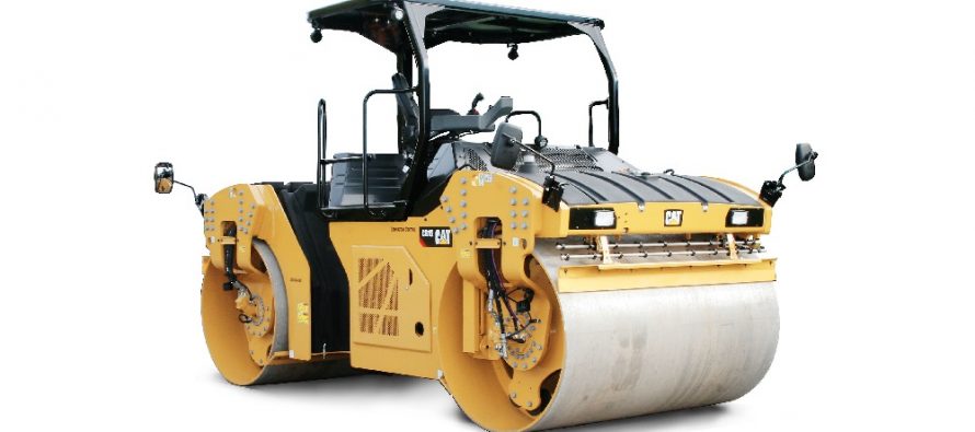 Caterpillar adds new production-class tandem vibratory rollers to the paving machine family