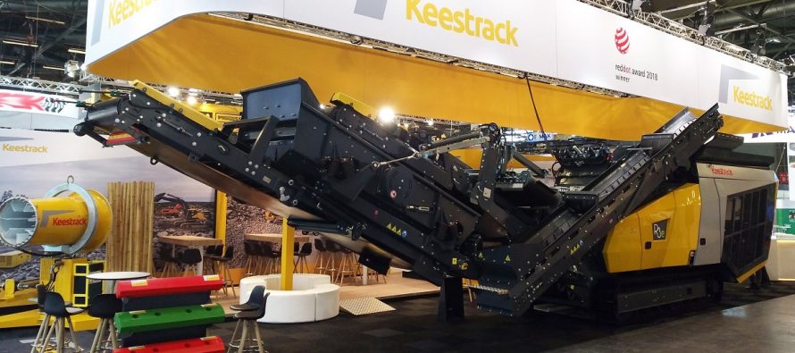 World premiere in a new design for Keestrack R3e at Intermat 2018