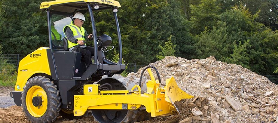 BW 124-5 single drum roller, the new climbing expert from Bomag