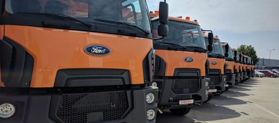 Cefin Trucks announces the delivery of 16 Ford Trucks commercial vehicles to CNAIR
