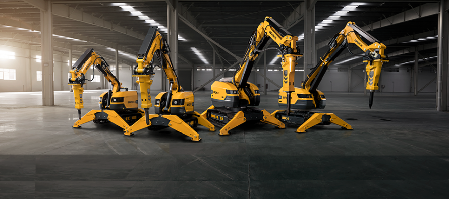 Brokk introduced four new next-generation demolition robots at Intermat 2018