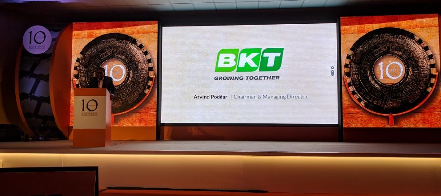 BKT celebrates 10th anniversary of its Earthmax lineup