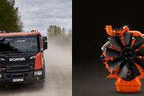 Scania Stage V product range and construction industry solutions at Intermat 2018