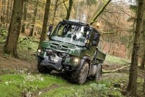 Mercedes-Benz Unimog at the 2018 Interforst show for the first time