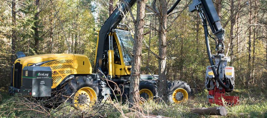 Eco Log launches the 550 T-PRO, a six-wheeled harvester optimized for thinning