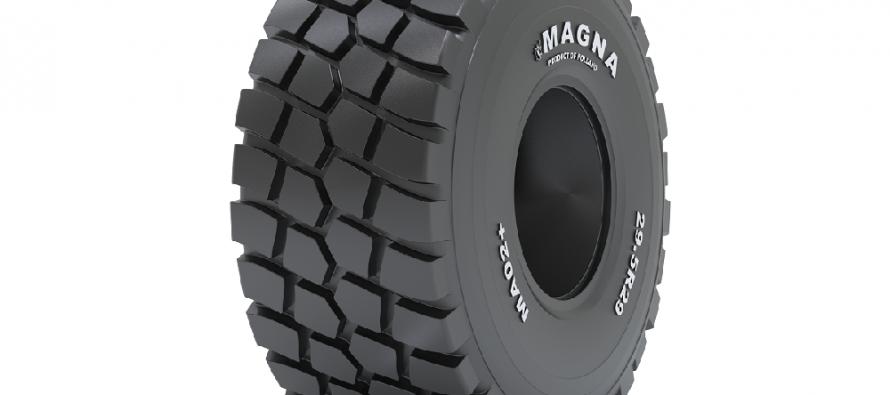 The new Magna MA02+ tire for Articulated Dump Trucks