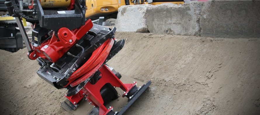 New Rototilt compactor for excavators