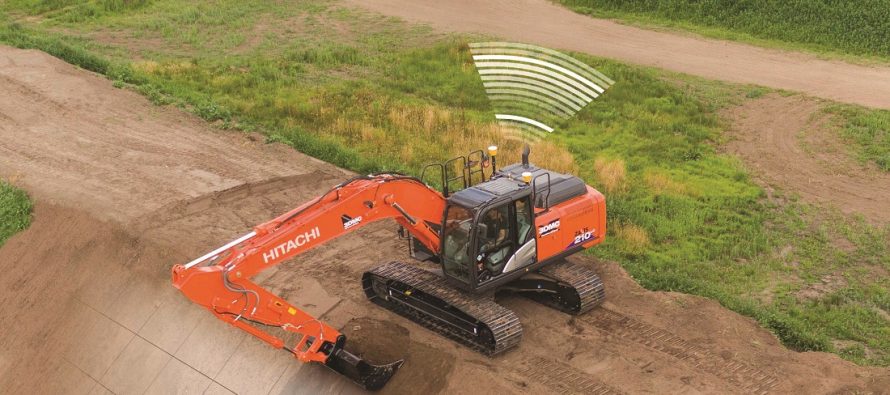 Looking to the future with the Hitachi ZX210X-6 ICT hydraulic excavator with machine control
