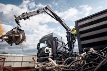 Hiab launched a renewed range of Jonsered recycling cranes