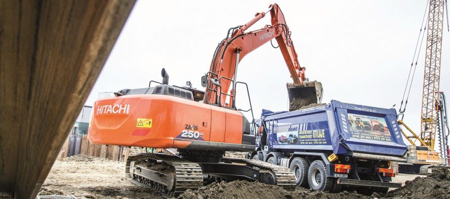 Hitachi bucket and Genuine GET are ideal combination for Romanian contractor