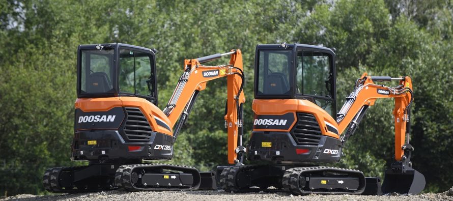 Doosan launches new Stage V compliant mini-excavators
