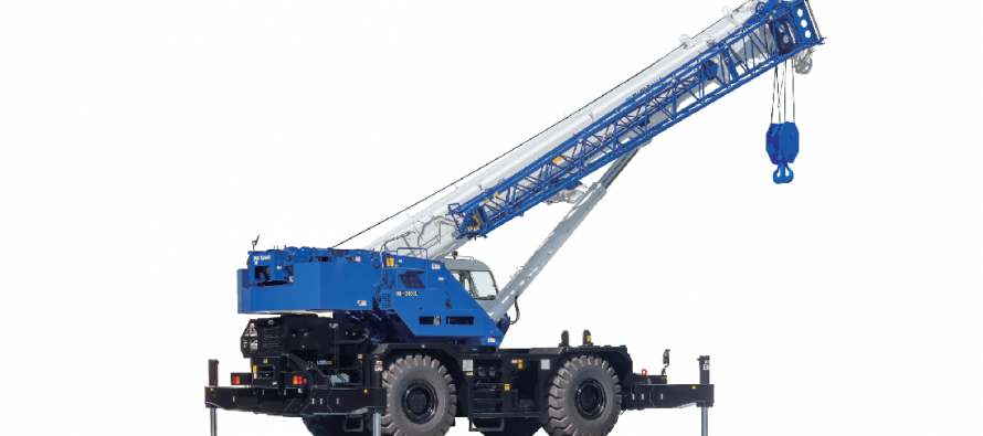 The GR-1200XL Rough-Terrain crane can handle very high lifting capacities