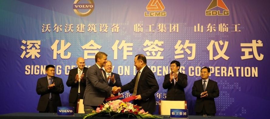 Volvo CE și SDLG fac pasul următor în China