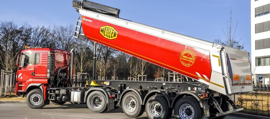 Robust Meiller semi-trailers for severe working conditions