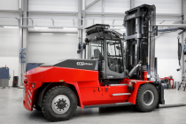 Kalmar is introducing the industry’s first lithium-ion powered medium forklift