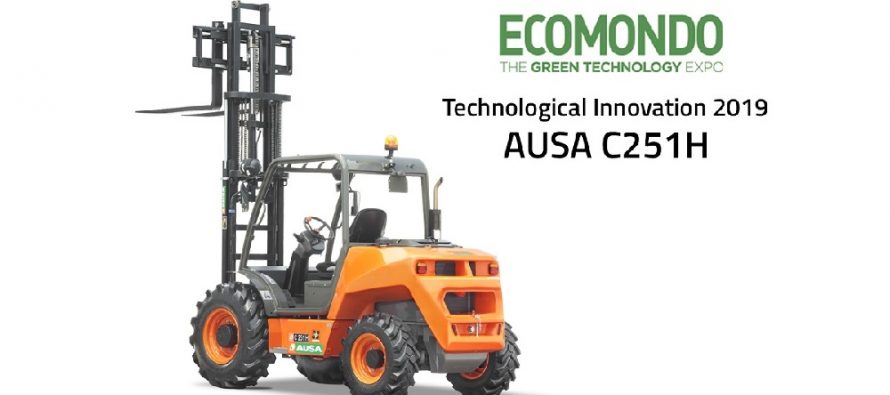 AUSA’s new C251H forklift receives the recognition for Technological Innovation at Ecomondo 2019