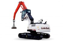 Link-Belt 250 X4 material handler and scrap loader deliver more performance and productivity