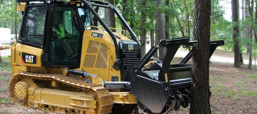 Cat D3K2 mulcher features productive design with operator safety and comfort as priorities