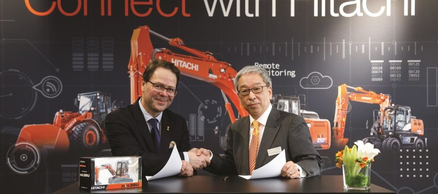 HCME and ABAX connect mini excavators to Global e-Service