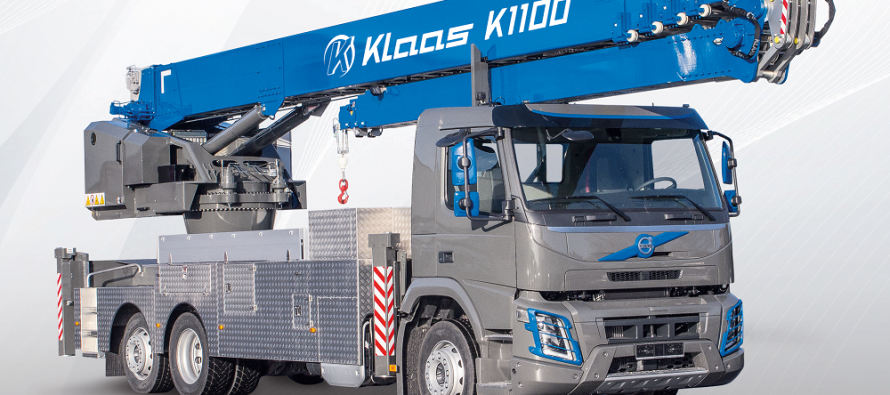 Klaas prezintă noua automacara cu braț din aluminiu K1100 RSX