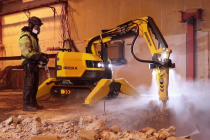 Brokk introduces atomized water mist system for optimized jobsite safety