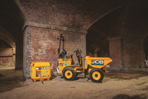 JCB adds first electric model to popular site dumper range