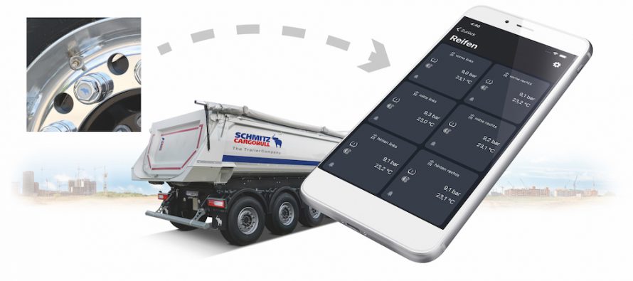 Schmitz Cargobull oferă propriul sistem de monitorizare a presiunii în anvelope (TPMS)
