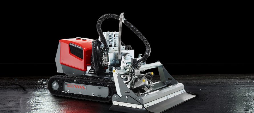 Aquajet’s 410V hydrodemolition robot increases efficiency in industrial cleaning applications