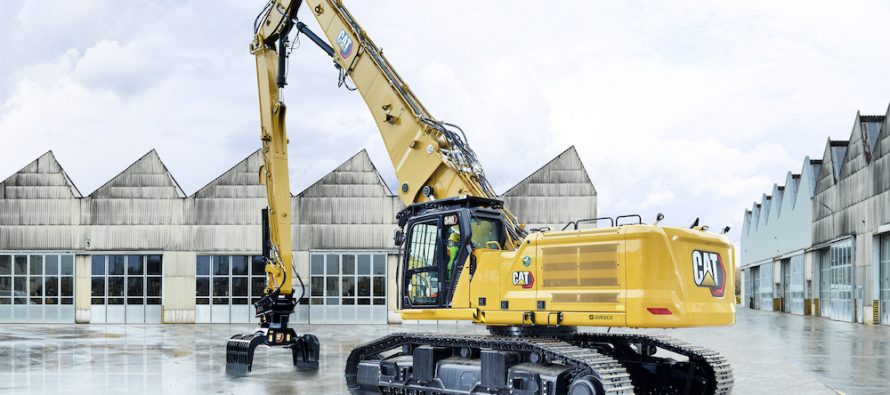 New Cat 340 UHD demolition excavator features higher vertical reach and more configuration flexibility