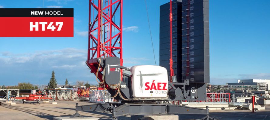The new HT47 self-erecting telescopic crane by Sáez Cranes