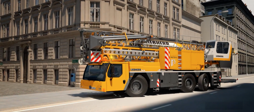 The new MK 73-3.1 mobile construction crane from Liebherr: a compact taxi crane with optimal reach