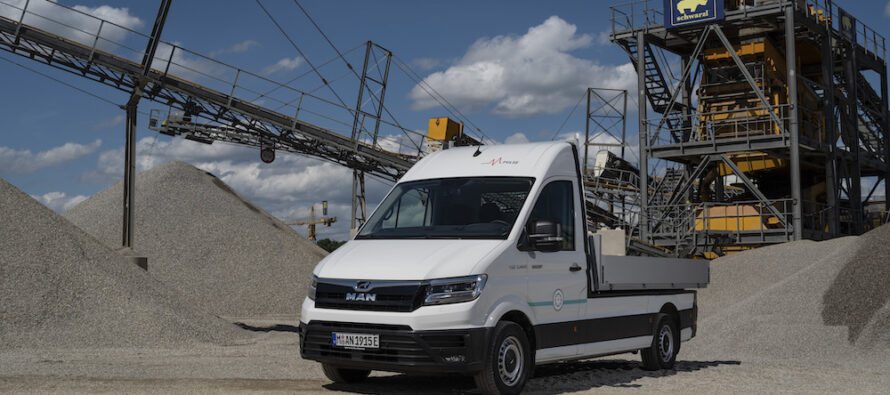 MAN eTGE now also drives electrically in parks and on construction sites